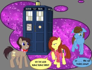 Rating: Safe Score: 0 Tags: :d alpha_channel alternate_species amy_pond british_broadcasting_corporation clothing crossover cutie_mark dialogue doctor_who doctor_whooves_(mlp) e621 eleventh_doctor english_text equid equine feather-chan female feral freckles friendship_is_magic group hasbro horse implied_transformation male mammal my_little_pony ponification pony quadruped rory_williams shirt simple_background smile speech_bubble tail tardis text the_doctor_(doctor_who) topwear transparent_background User: bunchy7s