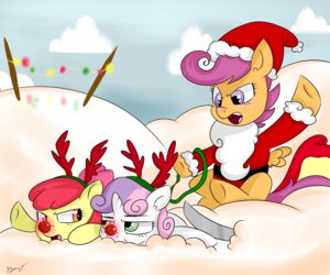 Rating: Safe Score: 0 Tags: 6:5 absurd_res accessory antlers apple_bloom_(mlp) bow_(feature) bow_accessory bow_ribbon christmas christmas_clothing christmas_decorations christmas_headwear christmas_lights clothing coat cutie_mark_crusaders_(mlp) e621 earth_pony equid equine fake_beard feathered_wings feathers female feral friendship_is_magic fur green_eyes group hair hair_accessory hair_bow hair_ribbon hasbro hat headgear headwear hi_res holidays horn horse long_hair lying mammal multicolored_hair my_little_pony mythological_creature mythological_equine mythology on_front open_mouth orange_body orange_feathers orange_fur outside pegasus pony purple_eyes purple_hair red_hair red_nose ribbons rudolph_the_red-nosed_reindeer santa_claus santa_hat scootaloo_(mlp) sitting snow string_lights sweetie_belle_(mlp) topwear two_tone_hair unicorn white_body white_fur wings wizardglitter young young_feral User: bunchy7s