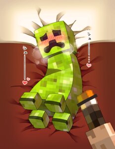 Rating: Questionable Score: 0 Tags: ambiguous_gender bed blush censor_bar censored creeper_(minecraft) digital_media_(artwork) duo e621 furniture heart_symbol imminent_rape imminent_sex ineffective_censorship japanese_text looking_at_viewer lying massan microsoft minecraft mojang mosaic_censorship not_furry on_back pillow solo_focus suggestive text torch what xbox_game_studios User: bunchy7s