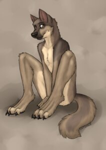 Rating: Safe Score: 0 Tags: 2012 4_toes anthro biped black_nose brown_body brown_eyes brown_fur canid canine catwolf claws digitigrade e621 feet fur looking_at_viewer male mammal nude simple_background sitting smile solo tail tan_background tan_body tan_fur toes User: bunchy7s