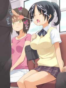 Rating: Explicit Score: 0 Tags: 1boy 2girls black_hair blush breasts bukkake censored chikan closed_eyes copyright_request cum cum_in_mouth cum_on_body cum_on_breasts cum_on_clothes cum_on_hair ejaculation facial female happy_facial highres impossible_clothes jerkoff_visual_assistance large_breasts male male_masturbation masturbation masturbation_onto_another molestation mosaic_censoring multiple_females multiple_girls non-web_source nora_higuma open_mouth penis photoshop_(medium) public_indecency rule34 school_uniform short_hair sitting straight tongue tongue_out train_interior User: bunchy7s