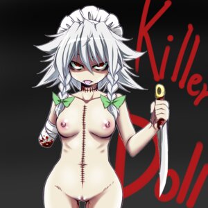 Rating: Explicit Score: 0 Tags: :p amputee bandage bloody_bandage breasts color english female female_only front_view gore guro human knife nipples nude pussy red_eyes rule34 sakuya_izayoi scar solo standing stitches tajima_yuuki tongue touhou weapon white_hair zombie User: bunchy7s