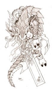 Rating: Safe Score: 0 Tags: 2007 ambiguous_gender anthro e621 front_view graphite_(artwork) greatsword greyscale hi_res holding_melee_weapon holding_object holding_sword holding_weapon mammal melee_weapon mellis monochrome paddle_sword pangolin scalie sepia simple_background sketch solo sword tail text tongue traditional_media_(artwork) weapon User: bunchy7s