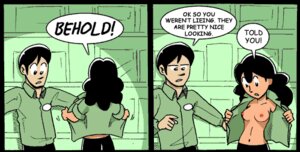 Rating: Explicit Score: 0 Tags: ethan_siegal female flashing robin_desanto rule34 shortpacked tagme webcomic User: bunchy7s
