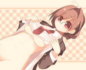 Rating: Explicit Score: 0 Tags: 1girls arima_senne bottomless breasts brown_eyes brown_hair clothing cum cum_between_breasts female female_only glasses human kashiwamochi_yomogi original rule34 shirt_lift short_hair solo underboob white_skin User: bunchy7s