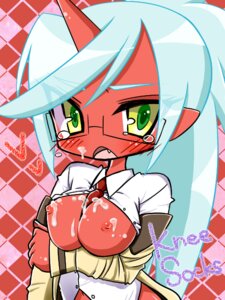 Rating: Explicit Score: 0 Tags: blush breasts chibi cum cum_on_body cum_on_breasts cum_on_face cum_on_upper_body cute_fang demon demon_girl female glasses green_eyes horns kneesocks_daemon long_hair panty_&amp;_stocking_with_garterbelt ponytail red_skin rule34 school_uniform solo tear tied_hair yomogi_(becr) User: bunchy7s