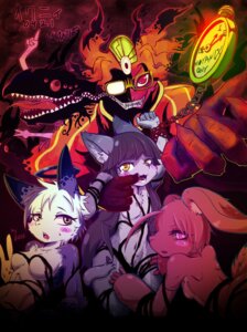 Rating: Questionable Score: 0 Tags: anthro black_hair blush bodily_fluids breasts canid canine canis clothed clothing digital_media_(artwork) domestic_dog e621 female group hair hellsing hi_res kemono lagomorph leporid long_hair looking_at_viewer looking_back mammal open_mouth pink_eyes rabbit skimpy small_breasts tears teeth tongue yellow_eyes ボスタリアムス User: bunchy7s