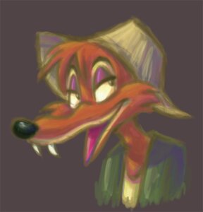 Rating: Safe Score: 0 Tags: anthro black_nose br'er_fox brown_background bust_portrait canid canine clothed clothing digital_media_(artwork) digital_painting_(artwork) disney e621 eyeshadow fangs fox front_view fur green_outerwear hair half-closed_eyes hat headgear headwear jacket junosunderland looking_back looking_up low_res makeup male mammal narrowed_eyes open_mouth orange_body orange_fur orange_hair painting_(artwork) portrait purple_eyeshadow red_fox shirt simple_background snout solo song_of_the_south teeth three-quarter_view topwear true_fox white_clothing white_headwear yellow_clothing yellow_topwear User: bunchy7s