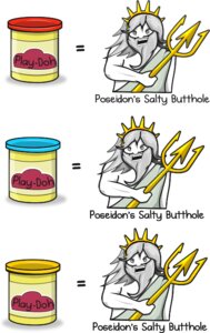 Rating: Safe Score: 0 Tags: comic e621 english_text european_mythology grandfathered_content greek_mythology human male mammal melee_weapon mythology not_furry playdoh polearm poseidon simple_background solo text the_oatmeal the_truth trident weapon white_background User: bunchy7s