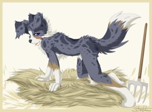 Rating: Questionable Score: 0 Tags: all_fours anthro blackfury blue_eyes blush breasts canid canine canis domestic_dog e621 female looking_at_viewer mammal side_boob simple_background solo tail tongue white_background User: bunchy7s