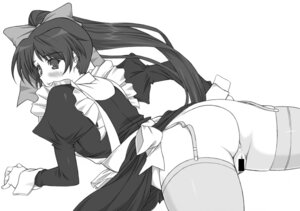 Rating: Explicit Score: 0 Tags: blush censored female garter_belt itou_noemi maid monochrome no_panties ribbon ribbons rule34 shichimenchou thighhighs with_you User: bunchy7s