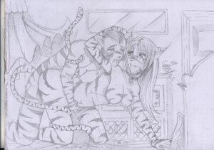Rating: Explicit Score: 0 Tags: a-real-demon all_fours anthro bedroom blush bodily_fluids cum detailed_background doggystyle duo e621 felid female from_behind_position genital_fluids graphite_(artwork) happy hi_res inside josh_(chibitiger) katelynn male male/female mammal monochrome orgasm pantherine sex tail tiger traditional_media_(artwork) vaginal User: bunchy7s