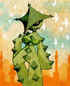 Rating: Questionable Score: 0 Tags: black_sclera breasts cacturne cactus desert e621 elemental_creature female flora_fauna generation_3_pokemon goo-connected_lips green_body green_skin humanoid nintendo non-mammal_breasts not_furry plant pokemon pokemon_(species) solo thebrave yellow_eyes User: bunchy7s