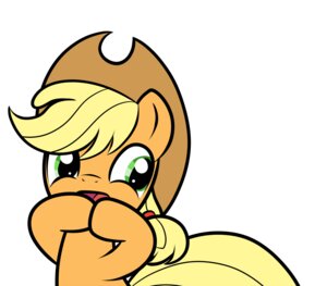 Rating: Safe Score: 0 Tags: :d applejack_(mlp) blonde_hair clothing dafurr e621 earth_pony equid equine female feral friendship_is_magic green_eyes grumblepluck hair hasbro hat headgear headwear horse mammal my_little_pony pony simple_background smile solo white_background User: bunchy7s