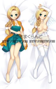 Rating: Questionable Score: 0 Tags: :o barefoot belt bianca_whitaker blonde_hair blue_eyes blush braid breasts breasts_out bridal_gauntlets cape choker clothing corset dakimakura dragon_quest dragon_quest_v dress elbow_gloves female garter_belt garter_straps garters gloves hair_over_shoulder long_hair nipples orange_(satsurikukuma) panties panty_pull rule34 single_braid small_breasts smile solo stockings thighhighs underwear undressing User: bunchy7s