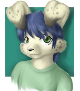 Rating: Safe Score: 0 Tags: anthro black_nose blue_hair bust_portrait clothed clothing e621 edis_krad front_view fur green_background green_clothing green_eyes green_shirt green_topwear hair jery_softpaw lagomorph leporid long_ears looking_at_viewer male mammal markings portrait rabbit shirt simple_background smile snout solo spots spotted_body spotted_fur topwear white_background yellow_body yellow_fur User: bunchy7s Rating: Safe Score: 0 Tags: anthro black_nose blue_hair bust_portrait clothed clothing e621 edis_krad front_view fur green_background green_clothing green_eyes green_shirt green_topwear hair jery_softpaw lagomorph leporid long_ears looking_at_viewer male mammal markings portrait rabbit shirt simple_background smile snout solo spots spotted_body spotted_fur topwear white_background yellow_body yellow_fur User: bunchy7s