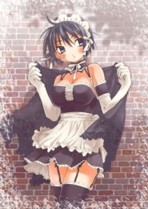 Rating: Explicit Score: 0 Tags: arm_garter black_legwear choker elbow_gloves female garter_belt garters gloves kore_ga_watashi_no_goshujin-sama lingerie maid rule34 sawatari_izumi solo thighhighs tsubaki_asu underwear User: bunchy7s