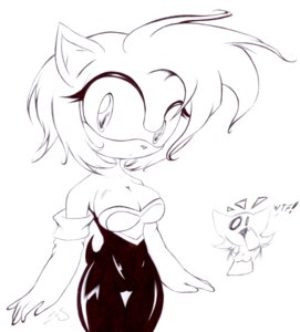 Rating: Questionable Score: 0 Tags: alternate_costume amy_rose anthro breasts cleavage clothed clothing cosplay duo e621 ecs eulipotyphlan female hedgehog mammal monochrome pen_(artwork) rouge_the_bat sega sketch solo_focus sonic_the_hedgehog_(series) traditional_media_(artwork) User: bunchy7s