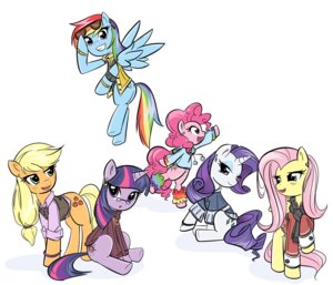 Rating: Safe Score: 0 Tags: 2011 accessory applejack_(mlp) bamboodog blue_body blue_eyes blue_feathers blue_fur clothing cutie_mark digital_media_(artwork) e621 ear_piercing earth_pony equid equine eyewear fashion feathered_wings feathers female feral fluttershy_(mlp) friendship_is_magic fur glasses green_eyes group hair hasbro horn horse long_hair mammal mane_six_(mlp) multicolored_hair multicolored_tail my_little_pony mythological_creature mythological_equine mythology necktie outline pegasus piercing pink_body pink_eyes pink_fur pink_hair pinkie_pie_(mlp) pony purple_hair rainbow_dash_(mlp) rainbow_hair rainbow_tail rarity_(mlp) shawl shirt short_hair simple_background sweater tail topwear twilight_sparkle_(mlp) two_tone_hair unicorn white_background wings yellow_body yellow_feathers User: bunchy7s
