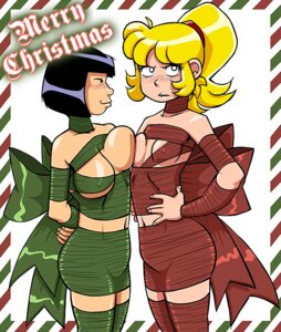 Rating: Explicit Score: 0 Tags: 2girls blackie_chin blonde_hair breast_size_difference breasts eva_sirkowski female gift_wrapped miss_dynamite multiple_females multiple_girls rule34 sirkowski webcomic User: bunchy7s