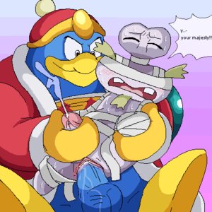 Rating: Explicit Score: 0 Tags: 2boys cuntboy cuntboy_sans_balls dialogue duo duo_focus english english_text escargoon herm hermaphrodite intersex king_dedede kirby_(series) male male_focus male_only maleherm multi_genitalia nintendo penis pussy rule34 tagme User: bunchy7s
