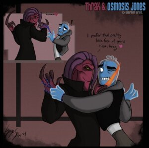 Rating: Questionable Score: 0 Tags: 2boys clothing english_text gay male male_only osmosis_jones osmosis_jones_(character) rule34 sergestiles tagme text thrax_(osmosis_jones) User: bunchy7s