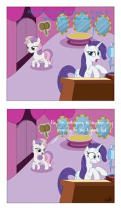 Rating: Safe Score: 0 Tags: blue_eyes comic cutie_mark dialogue drakxs duo e621 english_text equid equine female friendship_is_magic fur green_eyes hair hammer hasbro hi_res horn mammal mirror multicolored_hair my_little_pony mythological_creature mythological_equine mythology open_mouth purple_hair rarity_(mlp) smile sweetie_belle_(mlp) text tools two_tone_hair unicorn white_body white_fur User: bunchy7s