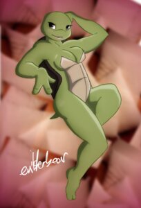 Rating: Questionable Score: 0 Tags: 2_toes 3_fingers anthro barefoot biped breasts brown_eyes brown_shell cleavage clothed clothing e621 evilsherbear feet female fingers green_body green_scales hand_behind_head lipstick looking_at_viewer makeup non-mammal_breasts plantigrade pose reptile scales scalie shell smile solo teenage_mutant_ninja_turtles the_next_mutation toes turtle venus_de_milo_(tmnt) User: bunchy7s