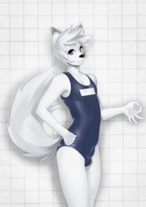 Rating: Explicit Score: 0 Tags: 2012 anthro black_nose blue_clothing blue_eyes blue_swimwear bulge canid canine canis clothed clothing crossdressing domestic_dog e621 fangdangler femboy fur hair hi_res inside looking_at_viewer male mammal one-piece_swimsuit school_swimsuit short_hair smile solo swimwear tail white_body white_fur white_hair User: bunchy7s