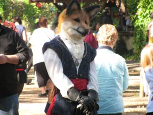 Rating: Safe Score: 0 Tags: 4:3 absurd_res anthro black_clothing black_gloves black_handwear canid canine clothed clothing costume day e621 female festival fox fully_clothed fursuit garb gloves grandfathered_content group handwear hi_res human male mammal melee_weapon outside photography_(artwork) real renaissance_festival shirt solo_focus source_request swindlehurst sword topwear unknown_artist weapon User: bunchy7s
