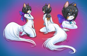 Rating: Questionable Score: 0 Tags: anthro breasts calico_cat dagger_leonelli dagger_leonelli_(character) domestic_cat e621 eyewear feet felid feline felis female glasses hindpaw hybrid mammal mottled nude paws piebald side_boob solo tail User: bunchy7s