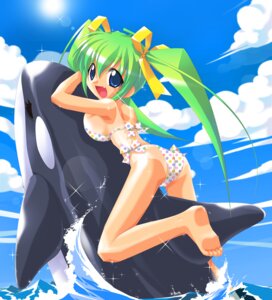Rating: Explicit Score: 0 Tags: 1girls ass barefoot bikini blue_eyes breast_press breasts cetacean cute_fang feet female green_hair hair_ribbon kazakami_shun kaze_joujun long_hair looking_back melon-chan melonbooks orca orca_whale polka_dot polka_dot_bikini polka_dot_swimsuit ribbon rule34 side-tie_bikini sideboob sky solo swimsuit tan tanline tied_hair twintails water User: bunchy7s