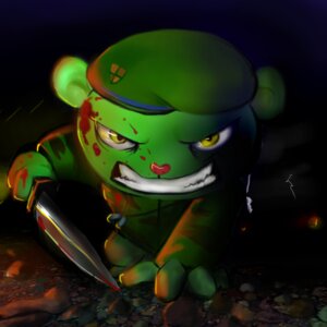 Rating: Questionable Score: 0 Tags: 1:1 2012 angry anthro axe bear blood bodily_fluids clothing dog_tags e621 electricity flippy_(htf) fliqpy_(htf) fur green_body green_fur happy_tree_friends hat headgear headwear holding_object holding_weapon knife lightning male mammal military military_uniform outside solo the_furry_bandit uniform weapon yellow_eyes User: bunchy7s Rating: Questionable Score: 0 Tags: 1:1 2012 angry anthro axe bear blood bodily_fluids clothing dog_tags e621 electricity flippy_(htf) fliqpy_(htf) fur green_body green_fur happy_tree_friends hat headgear headwear holding_object holding_weapon knife lightning male mammal military military_uniform outside solo the_furry_bandit uniform weapon yellow_eyes User: bunchy7s