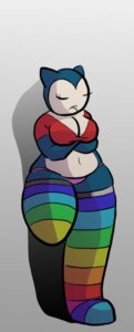 Rating: Safe Score: 0 Tags: big_breasts breasts cleavage clothed clothing e621 female generation_1_pokemon hombrehongo legwear navel nintendo pokemon pokemon_(species) slightly_chubby snorlax solo stockings wide_hips User: bunchy7s