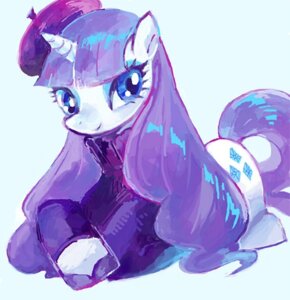 Rating: Safe Score: 0 Tags: 2013 beret blue_eyes blue_eyeshadow bottomless clothed clothing cutie_mark e621 equid equine eyeshadow female feral friendship_is_magic fur hair hasbro hat headgear headwear horn makeup mammal my_little_pony mythological_creature mythological_equine mythology purple_hair quadruped rarity_(mlp) rica_(artist) solo sweater tail topwear unicorn white_body white_fur User: bunchy7s