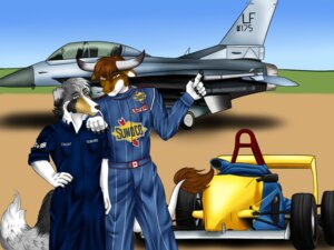 Rating: Safe Score: 0 Tags: 4:3 air_force aircraft airplane anthro border_collie bovid bovine canid canine canis car cattle codydog collie domestic_dog duo e621 english_text girrandwar herding_dog jet larka_wolfess male mammal military pastoral_dog race_car sheepdog tail tail_tuft text tuft vehicle User: bunchy7s