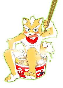 Rating: Questionable Score: 0 Tags: anthro bath blush canid canine chopsticks clothing cotton_(artist) e621 food food_fetish food_play fox fox_mccloud instant_noodles kerchief male mammal micro nintendo nissin noodles nude simple_background solo soup star_fox tail udon water white_background User: bunchy7s