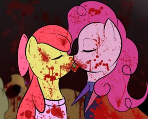 Rating: Questionable Score: 0 Tags: 2011 5:4 accessory apple_bloom_(mlp) applejack_(mlp) blood bodily_fluids bow_(feature) bow_accessory bow_ribbon centered_hair_bow collar covered_in_blood cupcakes_(mlp_fanfic) death digital_media_(artwork) duo e621 earth_pony equid equine eyeball female female/female feral french_kissing friendship_is_magic fur gore hair hair_accessory hair_bow hair_ribbon hasbro horse kissing mammal my_little_pony pink_body pink_fur pink_hair pinkie_pie_(mlp) pony ribbons romantic romantic_couple side_view spiked_collar spikes unknown_artist young young_feral User: bunchy7s