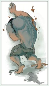 Rating: Safe Score: 0 Tags: bottomwear clothed clothing e621 human jumanji kuma male mammal paws rhinoceros shirt shorts solo topless topwear transformation User: bunchy7s