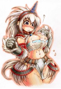 Rating: Explicit Score: 0 Tags: 00s 2000s 2007 bandeau bandeau_bikini breasts capcom cleavage color cum curvy detached_sleeves elbow_gloves female female_only gloves hairband hips horn horns huge_breasts ibukichi kirin_(armor) loincloth midriff monster_hunter monster_hunter_freedom navel plump rule34 sexually_suggestive solo tears white_hair wide_hips User: bunchy7s