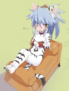 Rating: Questionable Score: 0 Tags: anthro black_body black_fur black_tail blue_hair blush breasts brown_collar chair collar collarbone covering covering_breasts covering_self cuff_(restraint) dipstick_tail divan e621 felid female flat_chested front_view fur furniture fuurin_rei green_background hair high-angle_view leucistic lying mammal markings maruku medium_breasts multicolored_body multicolored_fur navel nude on_back on_divan on_sofa open_mouth pantherine reclining restraints shackles simple_background sofa solo striped_body striped_fur striped_markings striped_tail stripes tail tail_markings tiger two_tone_body two_tone_fur two_tone_tail white_body white_fur white_tail wrist_strap yellow_divan yellow_eyes yellow_sofa young young_anthro young_female User: bunchy7s
