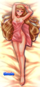 Rating: Explicit Score: 0 Tags: ar_tonelico arms_above_head big_breasts blonde_hair blush breasts character_name cloche_leythal_pastalia female female_only human long_hair looking_at_viewer lying on_back pale_skin purple_eyes rule34 solo text towel User: bunchy7s