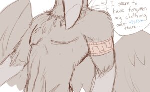 Rating: Safe Score: 0 Tags: anthro armband avian bare_chest beak bird dialogue e621 english_text feathered_wings feathers fur gasmask_(artist) grey_body grey_fur jewelry lino_(gasmark) male monochrome muscular muscular_anthro muscular_male necklace piciform seductive solo text toucan ventral_groove wings User: bunchy7s