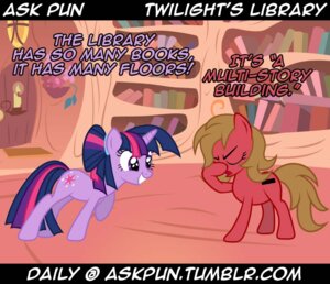 Rating: Safe Score: 0 Tags: ask_pun bad_joke comic cutie_mark duo e621 earth_pony english_text equid equine fan_character female feral friendship_is_magic fur hair hasbro horn horse humor joke mammal multicolored_hair my_little_pony mythological_creature mythological_equine mythology nightmaremoons pony pun pun_pony purple_body purple_fur purple_hair quadruped tail text tumblr twilight_sparkle_(mlp) two_tone_hair unicorn url User: bunchy7s Rating: Safe Score: 0 Tags: ask_pun bad_joke comic cutie_mark duo e621 earth_pony english_text equid equine fan_character female feral friendship_is_magic fur hair hasbro horn horse humor joke mammal multicolored_hair my_little_pony mythological_creature mythological_equine mythology nightmaremoons pony pun pun_pony purple_body purple_fur purple_hair quadruped tail text tumblr twilight_sparkle_(mlp) two_tone_hair unicorn url User: bunchy7s