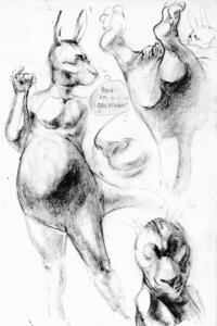 Rating: Questionable Score: 0 Tags: ambiguous_gender anthro black_and_white e621 english_text featureless_crotch fur graphite_(artwork) kangaroo macropod mammal marsupial mixed_media monochrome nude pastel_(artwork) sketch_page solo swatcher text thought_bubble traditional_media_(artwork) what User: bunchy7s Rating: Questionable Score: 0 Tags: ambiguous_gender anthro black_and_white e621 english_text featureless_crotch fur graphite_(artwork) kangaroo macropod mammal marsupial mixed_media monochrome nude pastel_(artwork) sketch_page solo swatcher text thought_bubble traditional_media_(artwork) what User: bunchy7s
