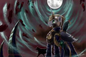 Rating: Safe Score: 0 Tags: armor avian beak bird corvid corvus_(genus) crow crux9011 domestic_cat e621 equid equine feathered_wings feathers felid feline felis feral glowing glowing_eyes group hasbro headgear helmet horn male mammal moon my_little_pony mythological_creature mythological_equine mythology oscine passerine raven red_eyes winged_unicorn wings User: bunchy7s