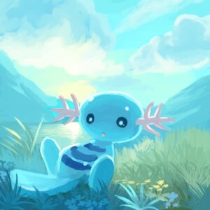 Rating: Safe Score: 0 Tags: 1:1 absurd_res ambiguous_gender amphibian cloud e621 external_gills generation_2_pokemon gills gingerale_(artist) hi_res lying nintendo on_back open_mouth outside pokemon pokemon_(species) sky solo wooper User: bunchy7s