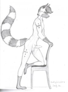 Rating: Explicit Score: 0 Tags: 2010 animal_genitalia anthro balls chair conditional_dnp cracky e621 erection furniture genitals greyscale hi_res male markings monochrome nude penis ring_(marking) ringed_tail ringtailmaster sheath simple_background sketch solo striped_markings striped_tail stripes tail tail_markings white_background User: bunchy7s