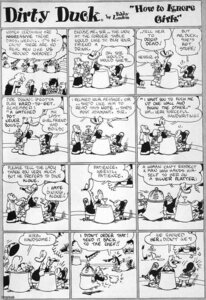 Rating: Questionable Score: 0 Tags: anatid anseriform anthro avian bird black_and_white bobby_london comic dirty_duck duck e621 english_text female group hi_res humor male monochrome nude profanity restaurant text toony User: bunchy7s
