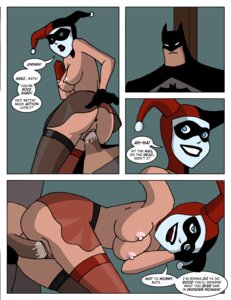 Rating: Explicit Score: 0 Tags: 1boy 1girls anus ass batman batman:_the_animated_series batman_(bruce_wayne) batman_(series) big_breasts breasts bruce_wayne comic dc dc_comics dcau dialogue female femdom fool_me_once great_scott harley_quinn harley_quinn_(classic) male miniskirt nipples pussy rule34 sex sharpie_(artist) speech_bubble stockings straight the_new_batman_adventures tied_up vaginal_sex white_facepaint User: bunchy7s